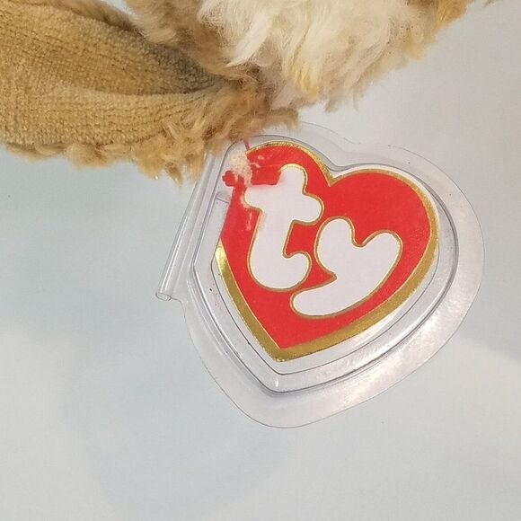 1993 TY Beanie Babies Scruffy The Puppy Dog Retired Vintage Attic Treasures Tags - Picture 5 of 9